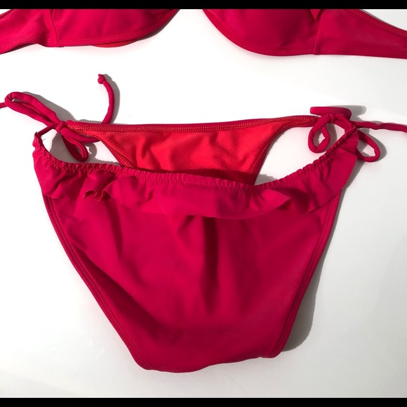 Hollister Swim Hollister Candy Apple Red Bikini Size Xs Poshmark